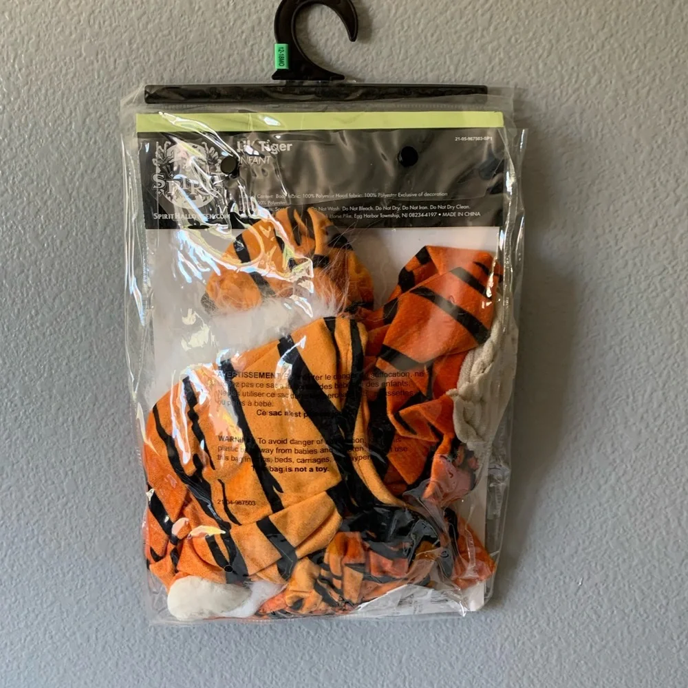 12-18 Month Baby Tiger Halloween Costume